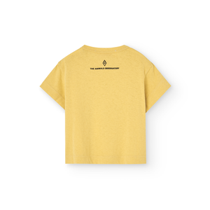 The Animals Observatory - Pangolin Baby T-shirt in Yellow Lion