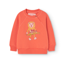 Load image into Gallery viewer, The Animals Observatory - Jackal Baby Sweatshirt in Red Lion
