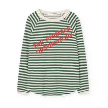 Load image into Gallery viewer, The Animals Observatory - Anteater Top in Green Stripe
