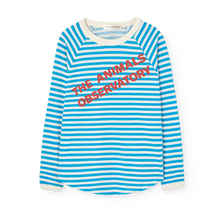 Load image into Gallery viewer, The Animals Observatory - Anteater Top in Blue Stripe
