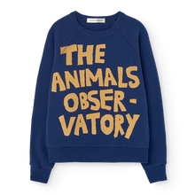 Load image into Gallery viewer, The Animals Observatory - Shark Sweatshirt in Navy Blue
