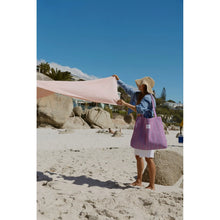 Load image into Gallery viewer, Studio Noos - Raspberry Poplin Striped Mom Bag
