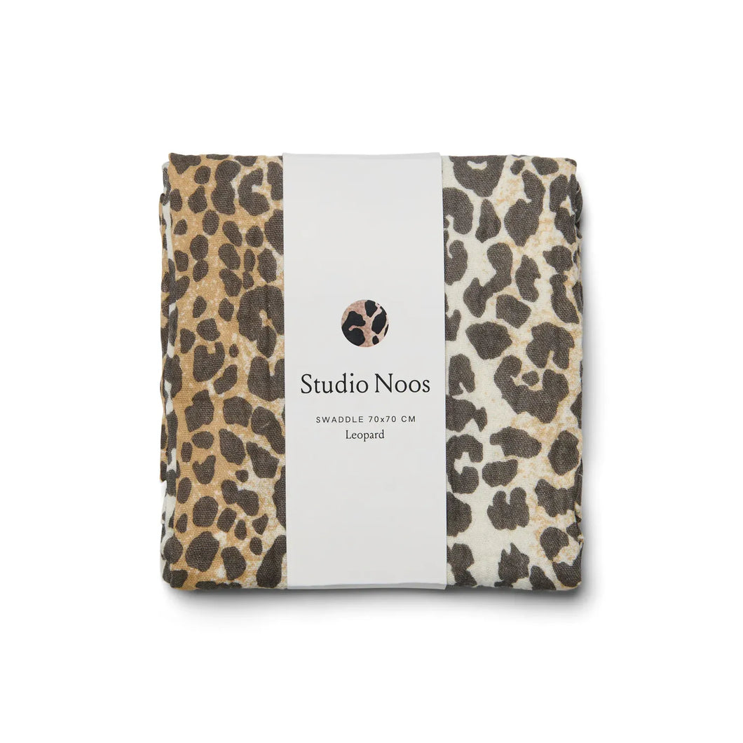 Studio Noos - Leopard Print Swaddle Medium
