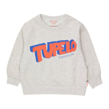 Load image into Gallery viewer, Tinycottons - grey sweatshirt with red and blue Tupelo print
