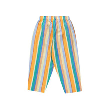 Load image into Gallery viewer, Tinycottons - multicolour stripe trousers in yellow, orange, green and blue
