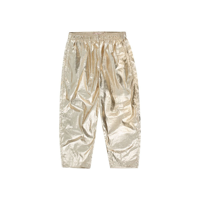 Tinycottons - gold metallic trousers with elasticated waist