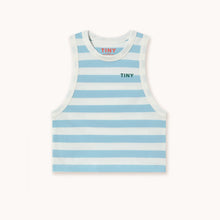 Load image into Gallery viewer, Tinycottons - Blue Stripe Tank Top
