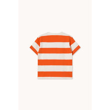 Load image into Gallery viewer, Tinycottons - Big Stripe T-shirt in Summer Red
