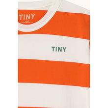 Load image into Gallery viewer, Tinycottons - Big Stripe T-shirt in Summer Red
