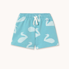 Load image into Gallery viewer, Tinycottons - Swan Shorts in Cyan
