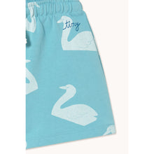 Load image into Gallery viewer, Tinycottons - Swan Shorts in Cyan

