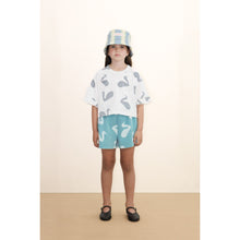 Load image into Gallery viewer, Tinycottons - Swan Shorts in Cyan
