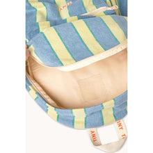 Load image into Gallery viewer, Tinycottons - Retro Stripes Denim Backpack
