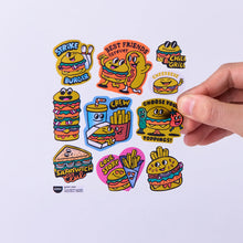 Load image into Gallery viewer, OMY - Big Sticker Set in Burger
