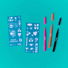 Load image into Gallery viewer, OMY - I Love You Tattoo Art
