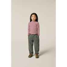Load image into Gallery viewer, The Campamento - Burgundy Stripe Turtleneck
