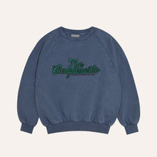 Load image into Gallery viewer, The Campamento - Blue Embroidered Logo Sweatshirt
