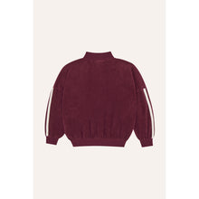 Load image into Gallery viewer, The Campamento - Burgundy Colour Block Sweatshirt
