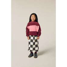 Load image into Gallery viewer, The Campamento - Burgundy Colour Block Sweatshirt
