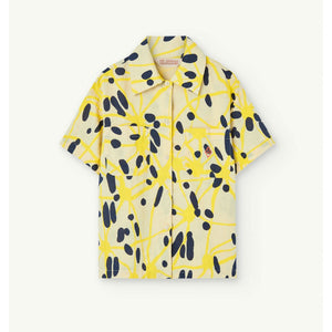The Animals Observatory - Pale yellow shirt with all over yellow and black print