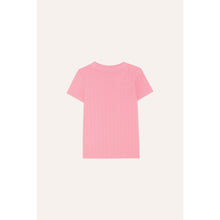Load image into Gallery viewer, The Campamento - Heart Pink Rib T-shirt
