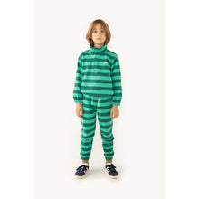 Load image into Gallery viewer, Tinycottons green stripe sweatpants
