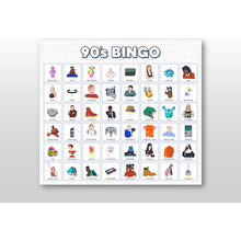 Load image into Gallery viewer, 90&#39;s Bingo Game
