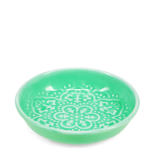 Enamel Trinket Dish in Green