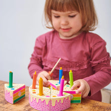 Load image into Gallery viewer, Tender Leaf Toys - Wooden Birthday Cake
