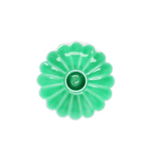 Load image into Gallery viewer, Enamel Candle Holder in Green
