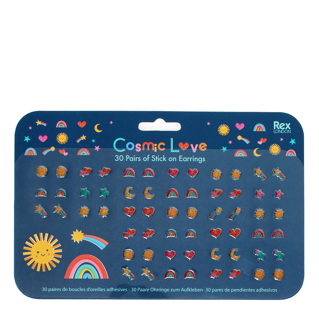 Cosmic Love Stick On Earrings