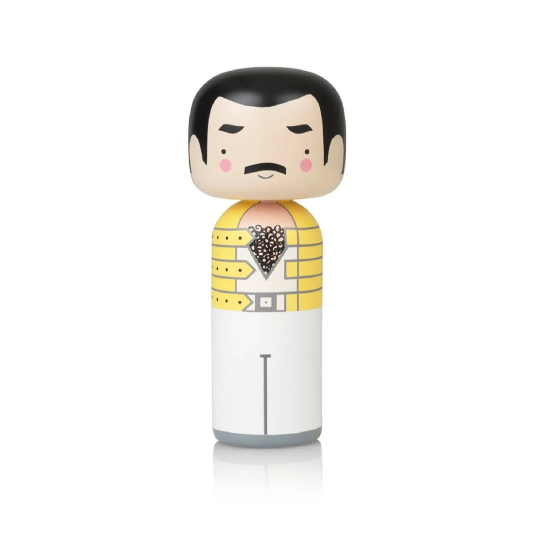 Lucie Kaas - Freddie Mercury Kokeshi Doll