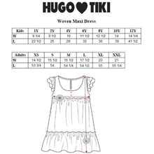 Load image into Gallery viewer, Hugo Loves Tiki - Peach Shell Maxi Dress
