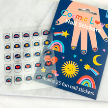 Load image into Gallery viewer, Children&#39;s Nail Stickers - Cosmic Love
