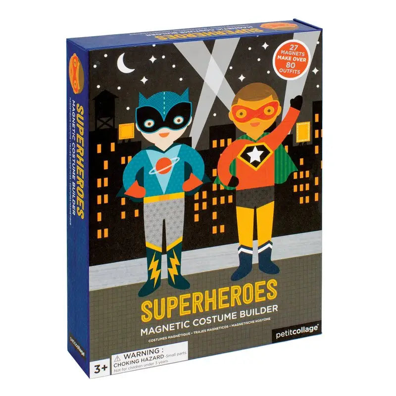 Petit Collage - Superheroes Magnetic Costume Set