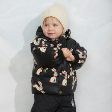 Load image into Gallery viewer, Mini Rodini - Rabbits Hooded Puffer Jacket
