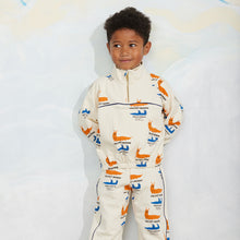 Load image into Gallery viewer, Mini Rodini - Velvet Worm Half Zip Sweatshirt
