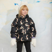 Load image into Gallery viewer, Mini Rodini - Rabbits Hooded Puffer Jacket
