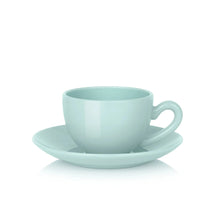 Load image into Gallery viewer, Lucie Kaas - MILK Cup with Saucer in Minty Haze
