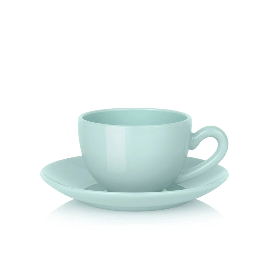 Lucie Kaas - MILK Cup with Saucer in Minty Haze