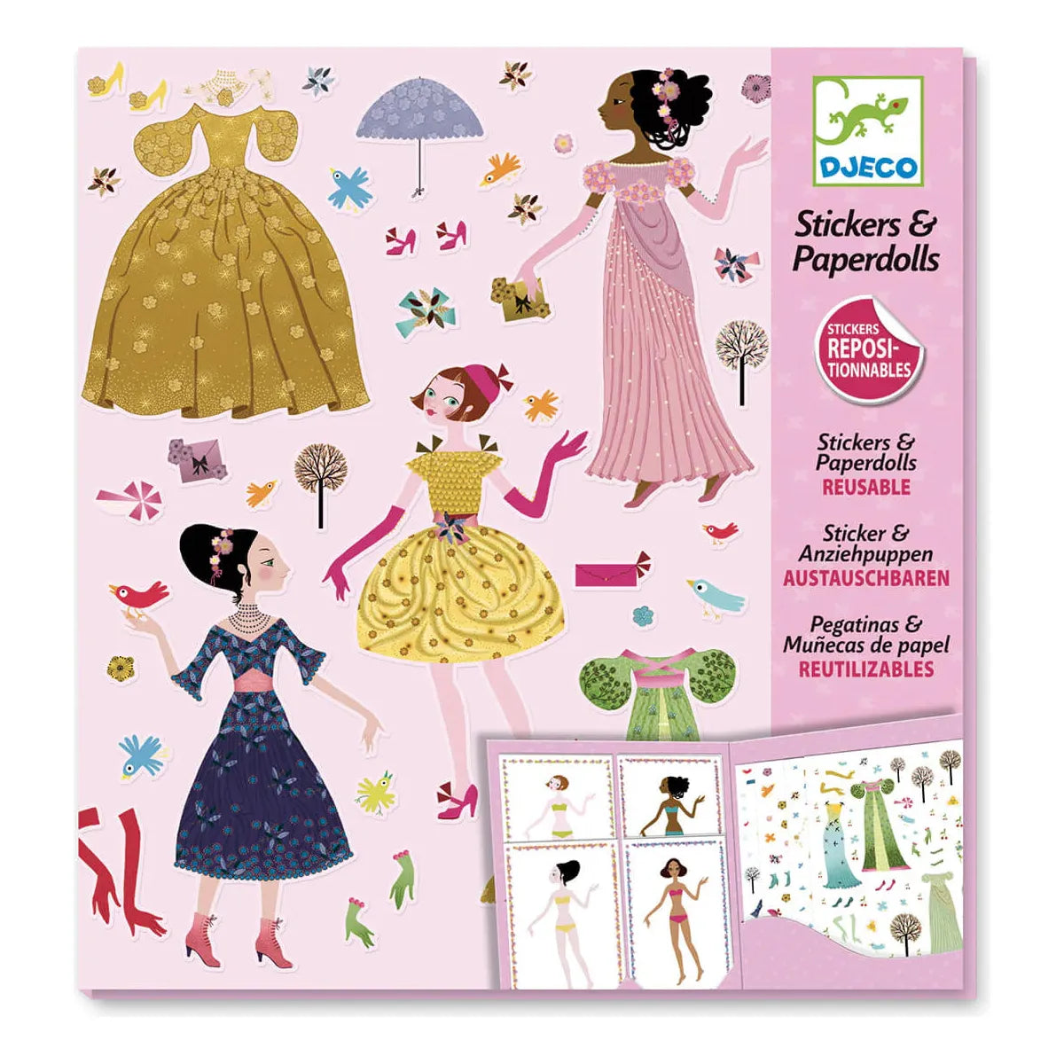 Djeco Doll Dress Up Sticker Set