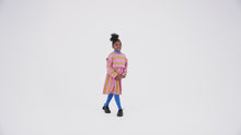 Load and play video in Gallery viewer, Repose AMS - pink and gold stripe dress
