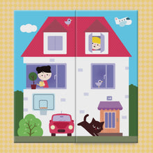 Load and play video in Gallery viewer, Djeco - Reusable Sticker House Scene
