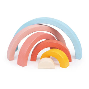 Mentari - Wooden Sunset Stacking Rainbow