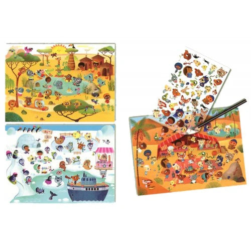 Djeco -  Animal Transfer Craft Kit