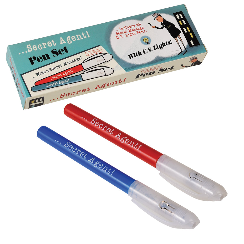 Secret Agent Invisible Ink Pens