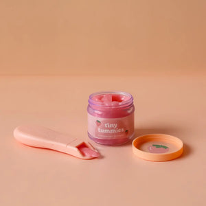 Tiny Harlow - Strawberry Custard Doll Food Jar and Spoon Set