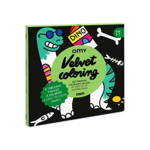 OMY - Dinos Velvet Colouring Pages