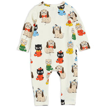 Load image into Gallery viewer, Mini Rodini | Mini Babies all over print baby jumpsuit
