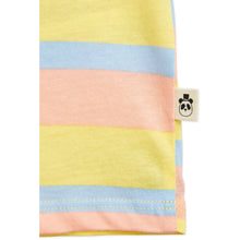 Load image into Gallery viewer, Mini rodini - Pastel stripe t-shirt in yellow, pink and blue
